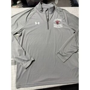 Under Armour Carthage Track Field Cross Country 1/4 Zip Pullover Mens LG‎